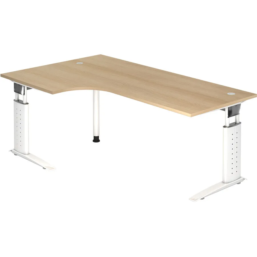 Schreibtisch Office Eiche Dekor Holzwerkstoff B 200 T 120 cm