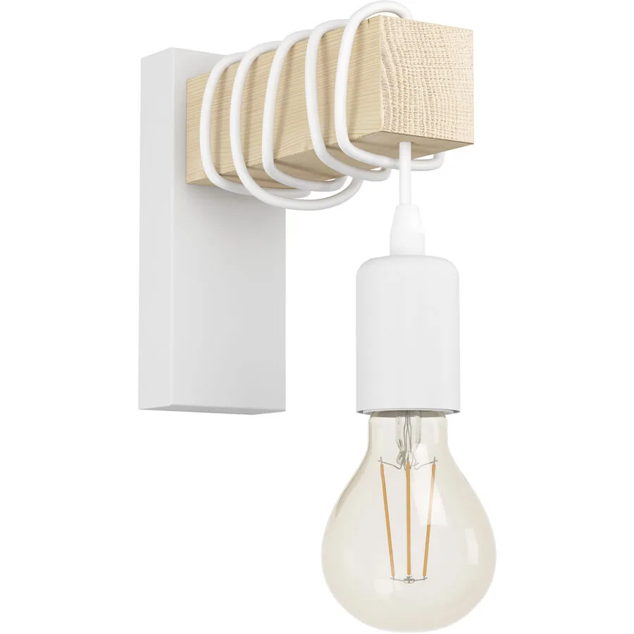 Eglo Wandlampe Townshend Weiss Stahl 21.5 cm
