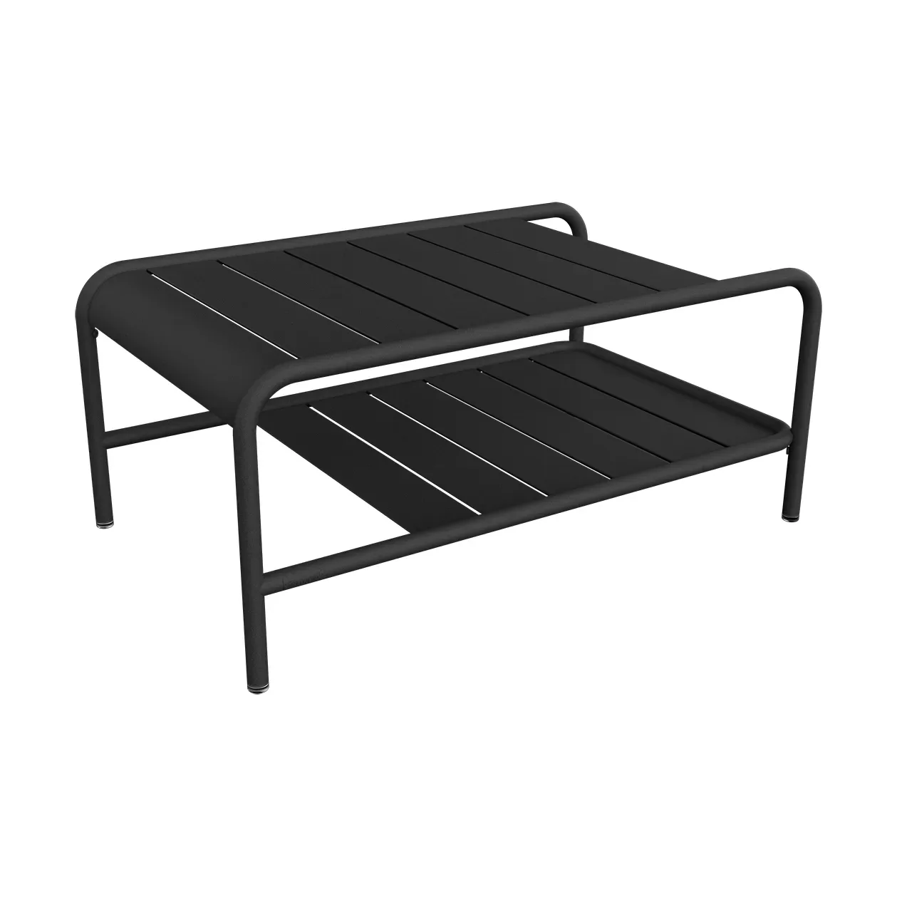 Fermob Luxembourg bord lågt 90x55 cm Anthracite (grå)