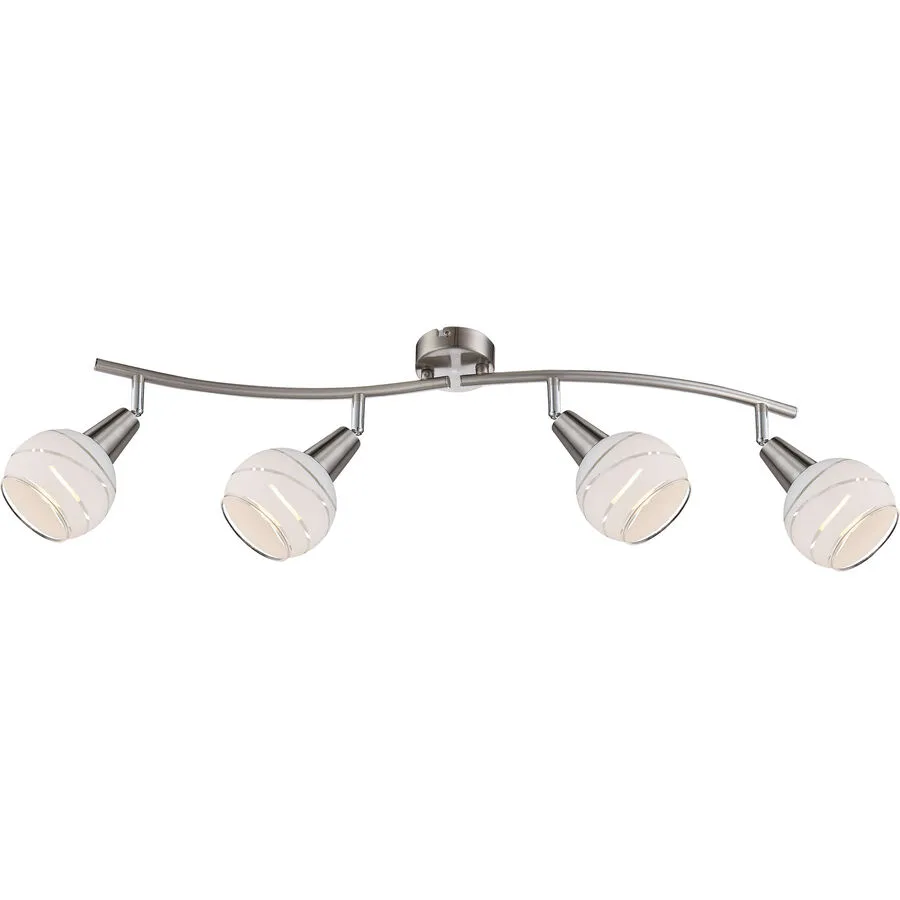 Spot Lamotte Weiss Glas 31.5 cm 70 cm