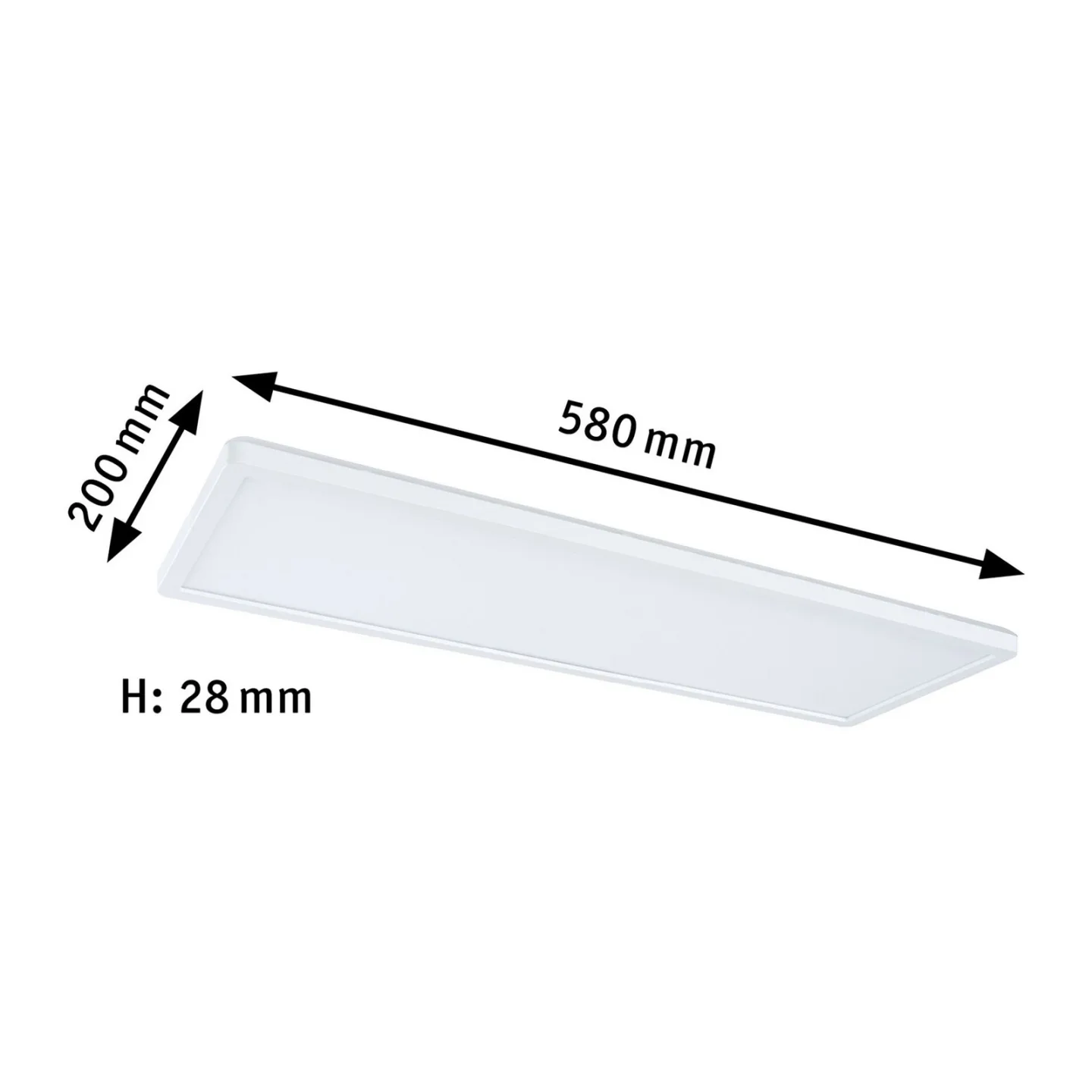 Atria Shine LED Deckenleuchte Square White - Paulmann - Küche - Modern - Kunststoff - Eckig
