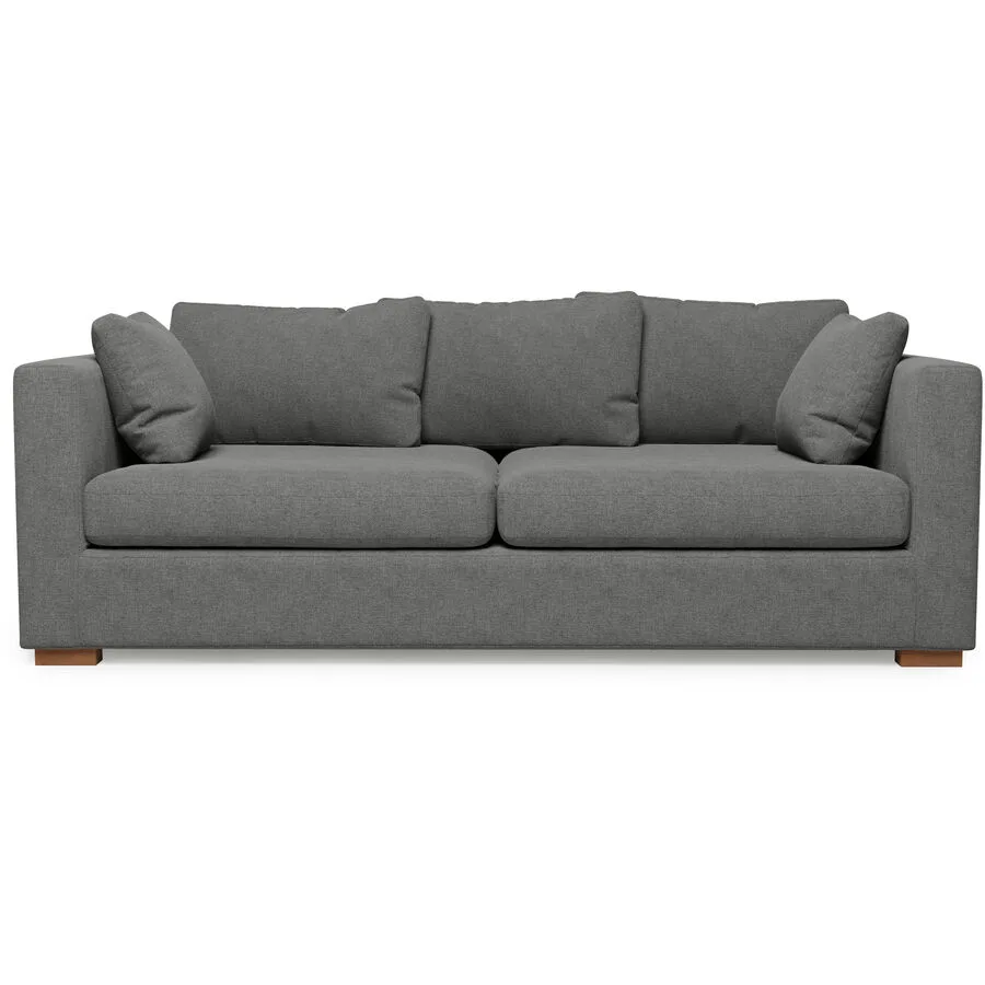 Sofa Malia Grau Stoff 220 cm 113 cm