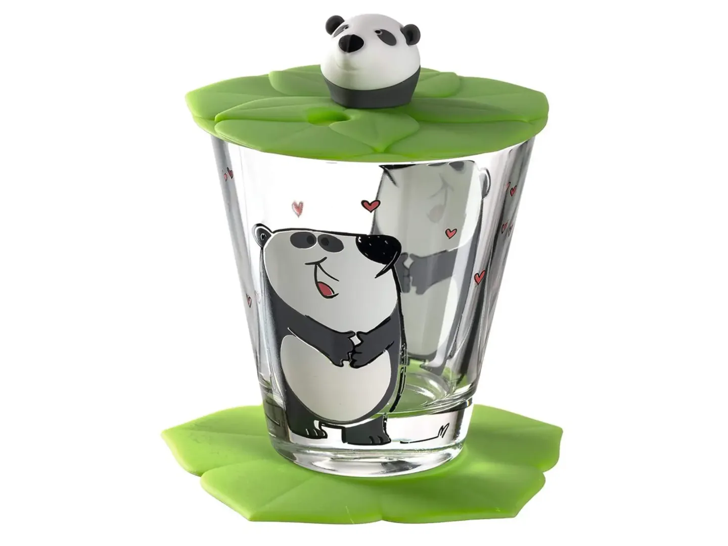 Alltron Trinkglas Für Kinder Bambini Panda, 215 ml, 3-eilig Transparent | Schubiger Möbel