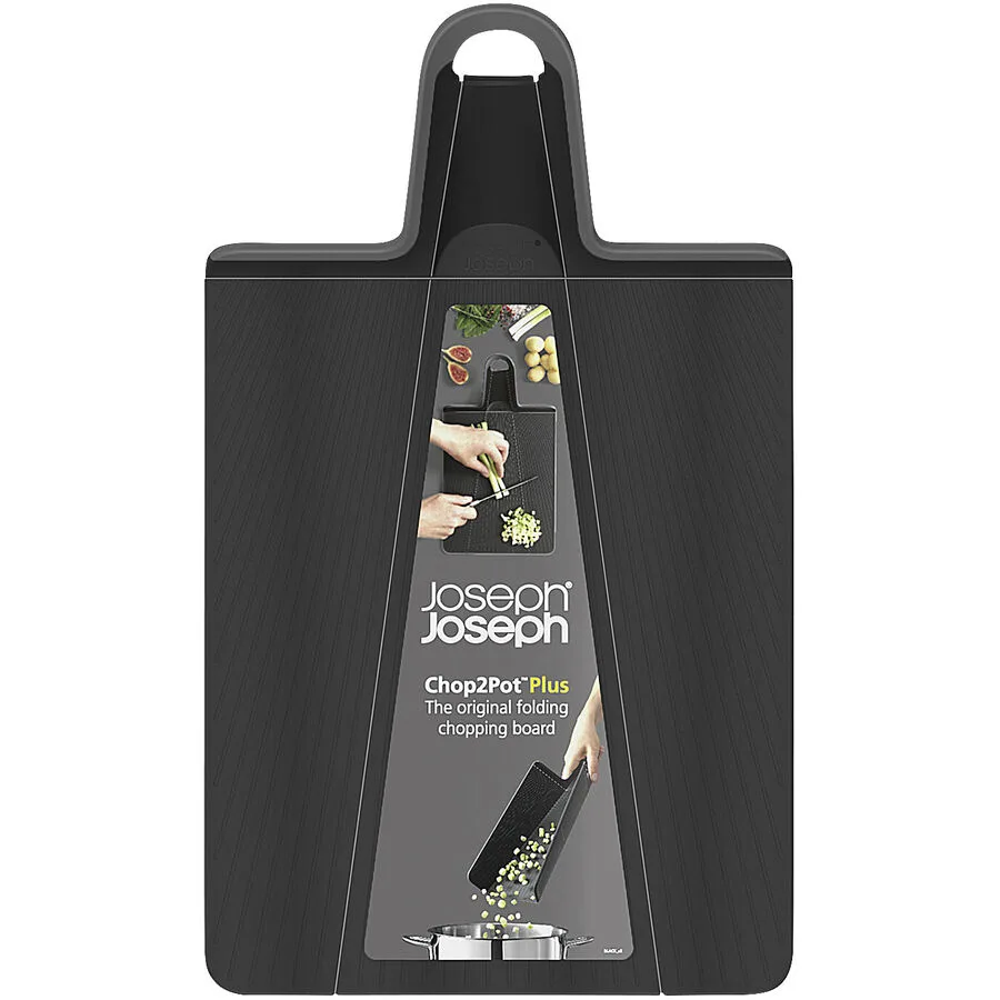 Schneidebrett Joseph Joseph Chop2Pot Schwarz Kunststoff 21 cm 38 cm - Material: Polypropylen