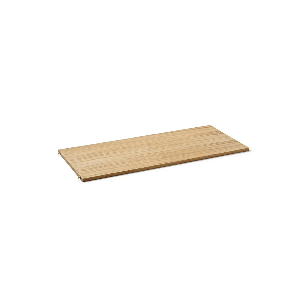 Ferm Living Punctual Perforated Wandregal 90cm Oak oiled, cashmere