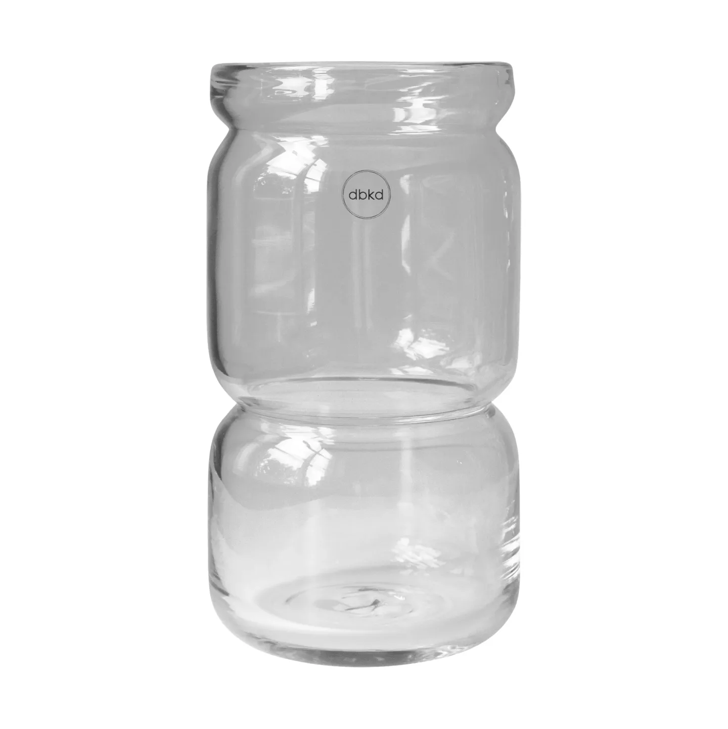 DBKD Neck vas Clear, Ø12x22,5 cm