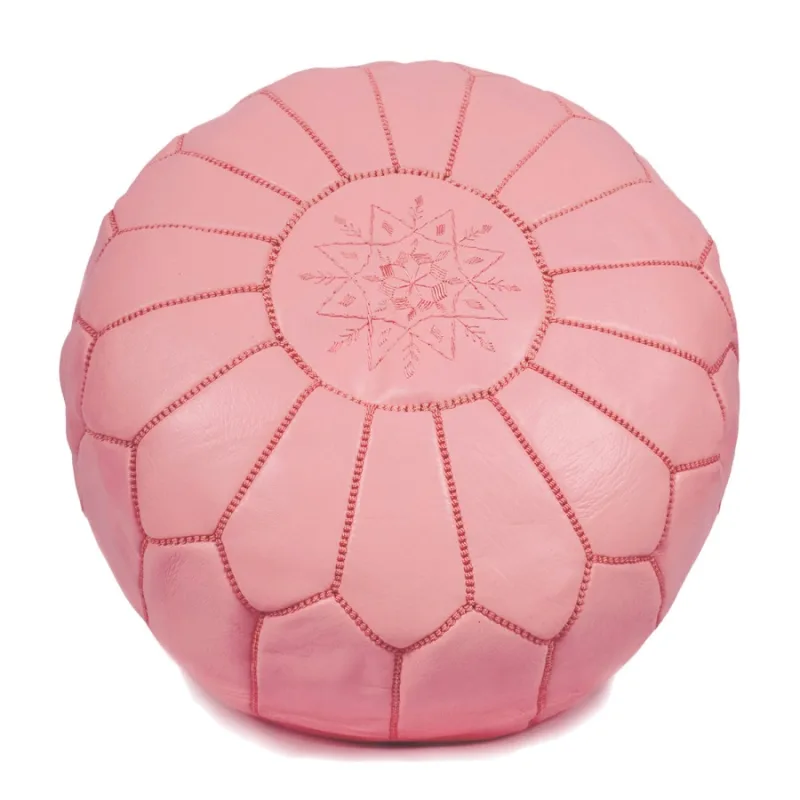 Sittepuff - Marokkansk skinnpuff (Rosa)
