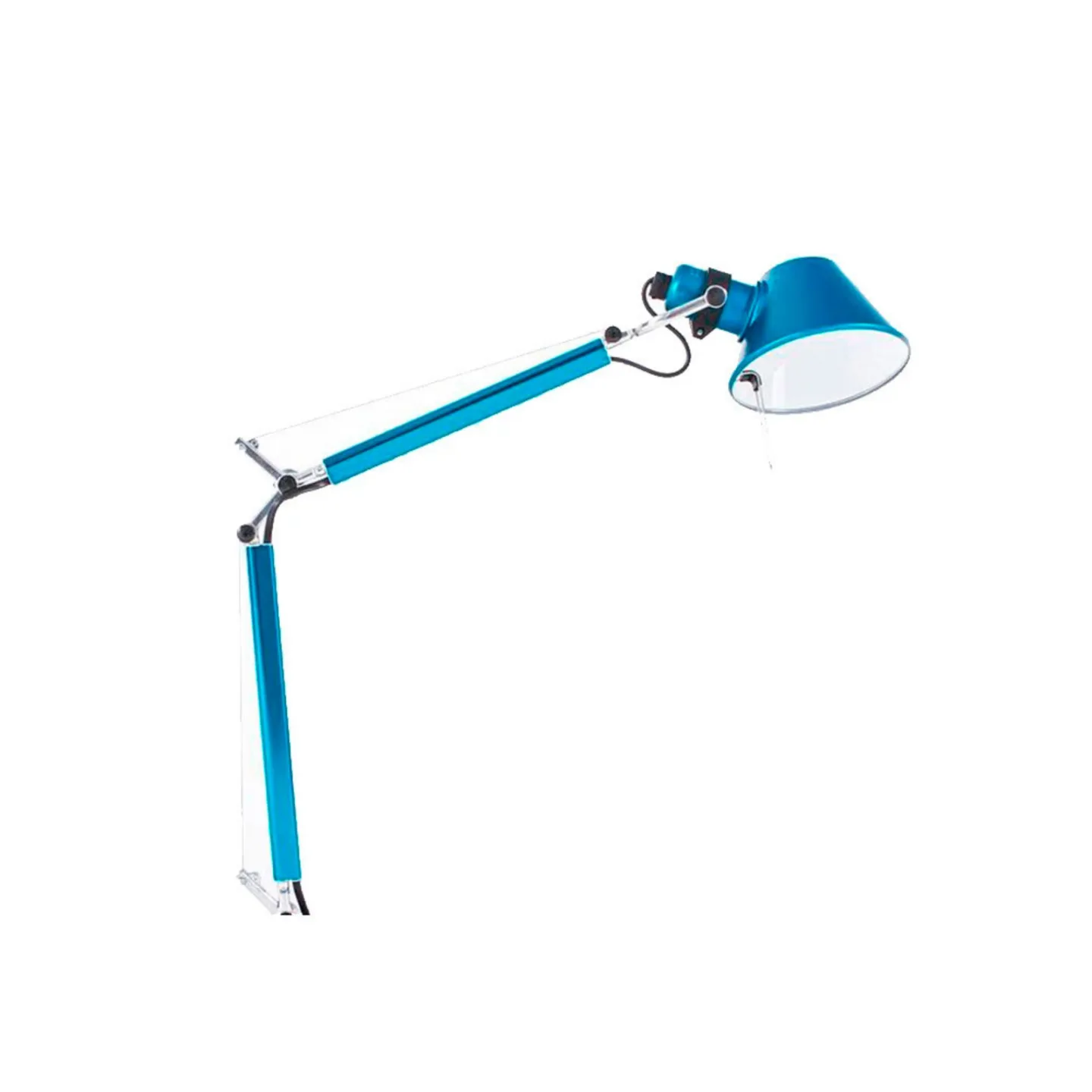 Tolomeo Micro Tischleuchte m/Clamp Blau - Artemide - Arbeitszimmer / Büro - Design - Aluminium