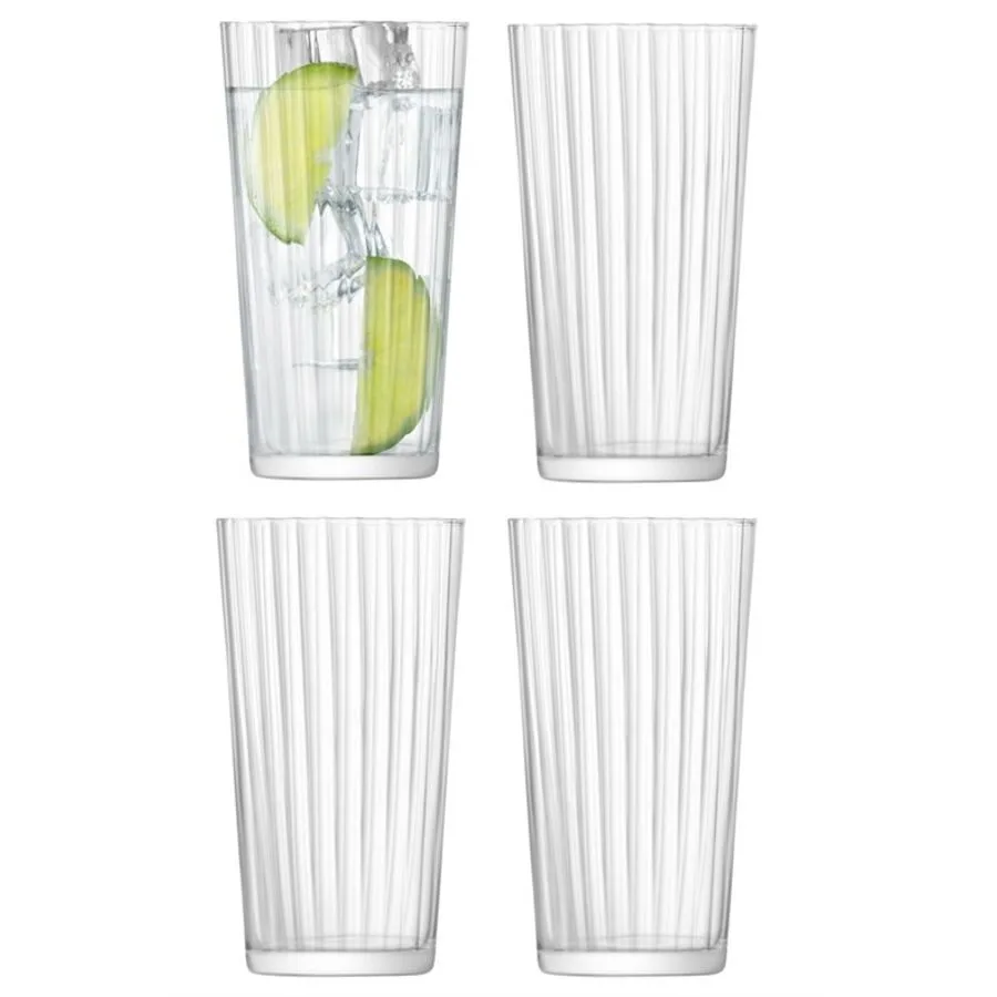 LSA International Trinkgläser-Set GIO glasklar Glas H 12.8 cm 0.32 l 4 Stk