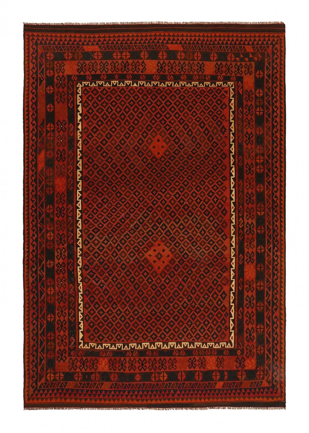 Orientalsk kelimteppe 395 x 273 cm (Størrelse: 395 x 273 cm)