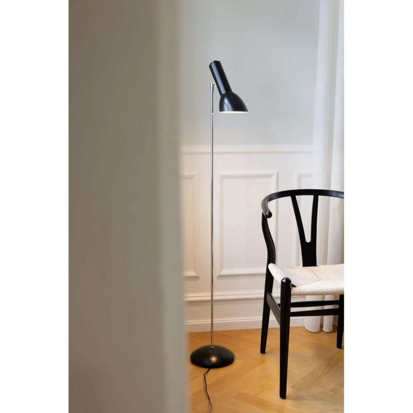 Oblique Gulvlampe Flint Grå - Cph Lighting - Stue - Aluminium