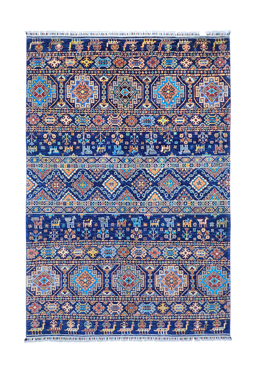 Orientalsk Teppe - Chaman Rug Hand Knotted - 195 x 294 cm (Størrelse: 195 x 294 cm)