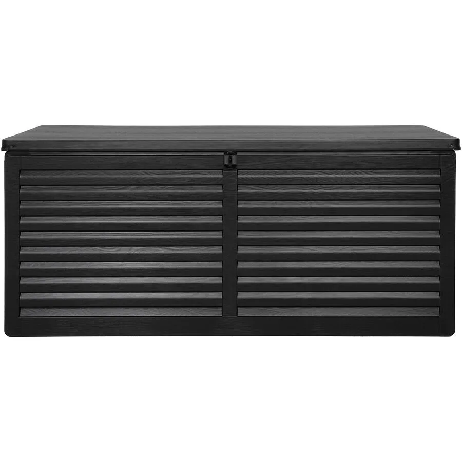 Aufbewahrungsbox Zorina Kunststoff 146.5 cm 61 cm 64.5 cm - Farbe: Schwarz - Material: Plastik