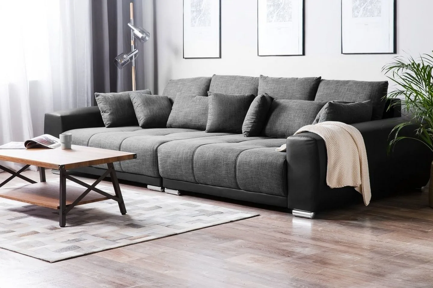 Torpo Soffa 3 Sits - Grå