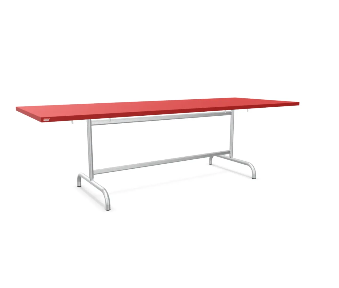 Schaffner Metall-Tisch Säntis Feuerverzinkt Rot | Schubiger Möbel