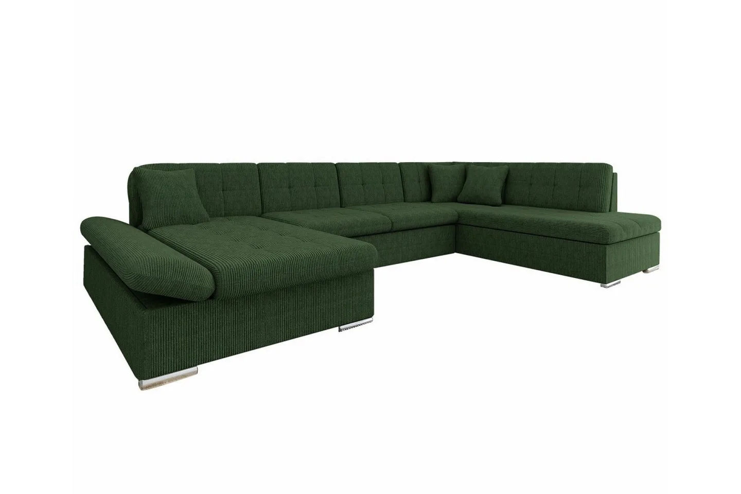 Zumar 4-sits Hörnbäddsoffa Dark green -