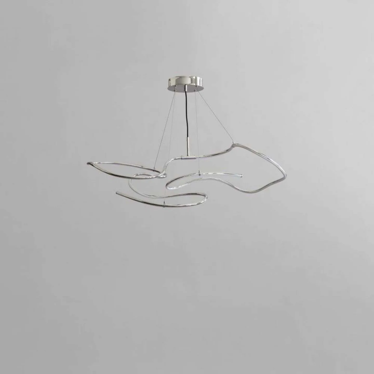 Ghost Kronleuchter Mini Chrom - 101 Copenhagen - Wohnzimmer - Metall