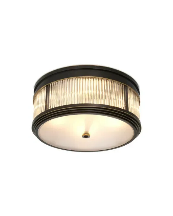 Rousseau taklampa brons