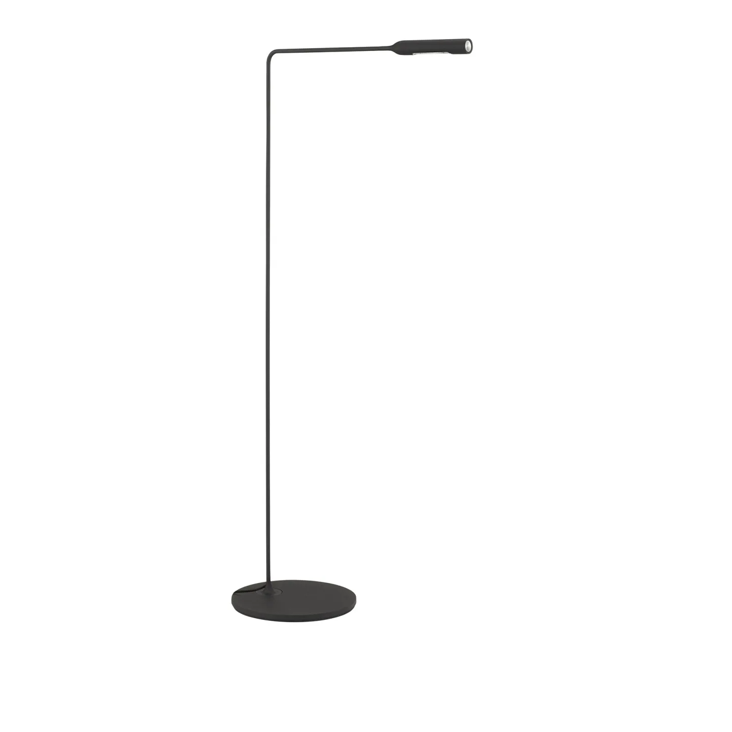 Lumina - Flo Floor golvlampa black soft-touch - Läslampor - Foster & Partners - Svart