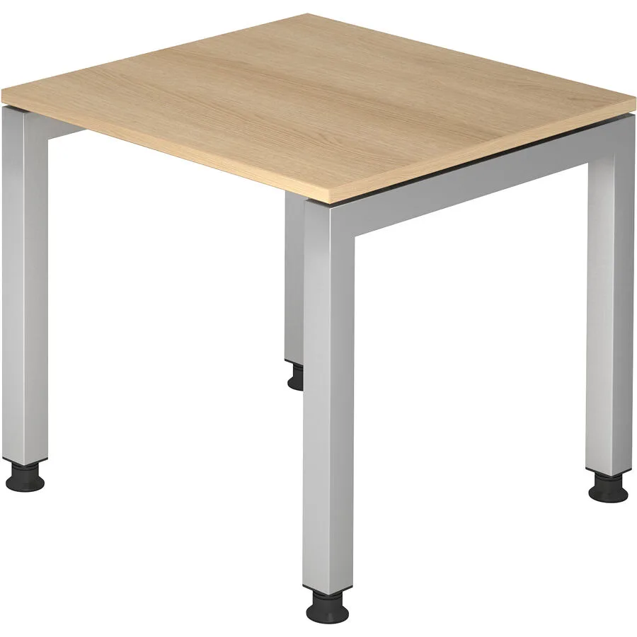 Schreibtisch Office eiche Holzwerkstoff B 80 T 80 cm