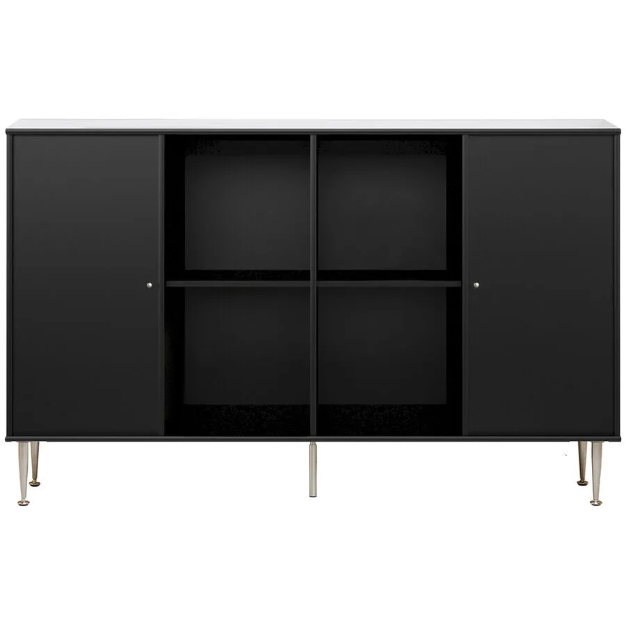 Sideboard Mister Schwarz Holzwerkstoff 136 cm 84 cm