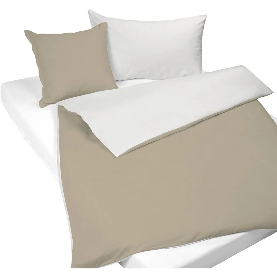 Nobilium Duvetbezug Mia ivory/taupe 240 x 240cm