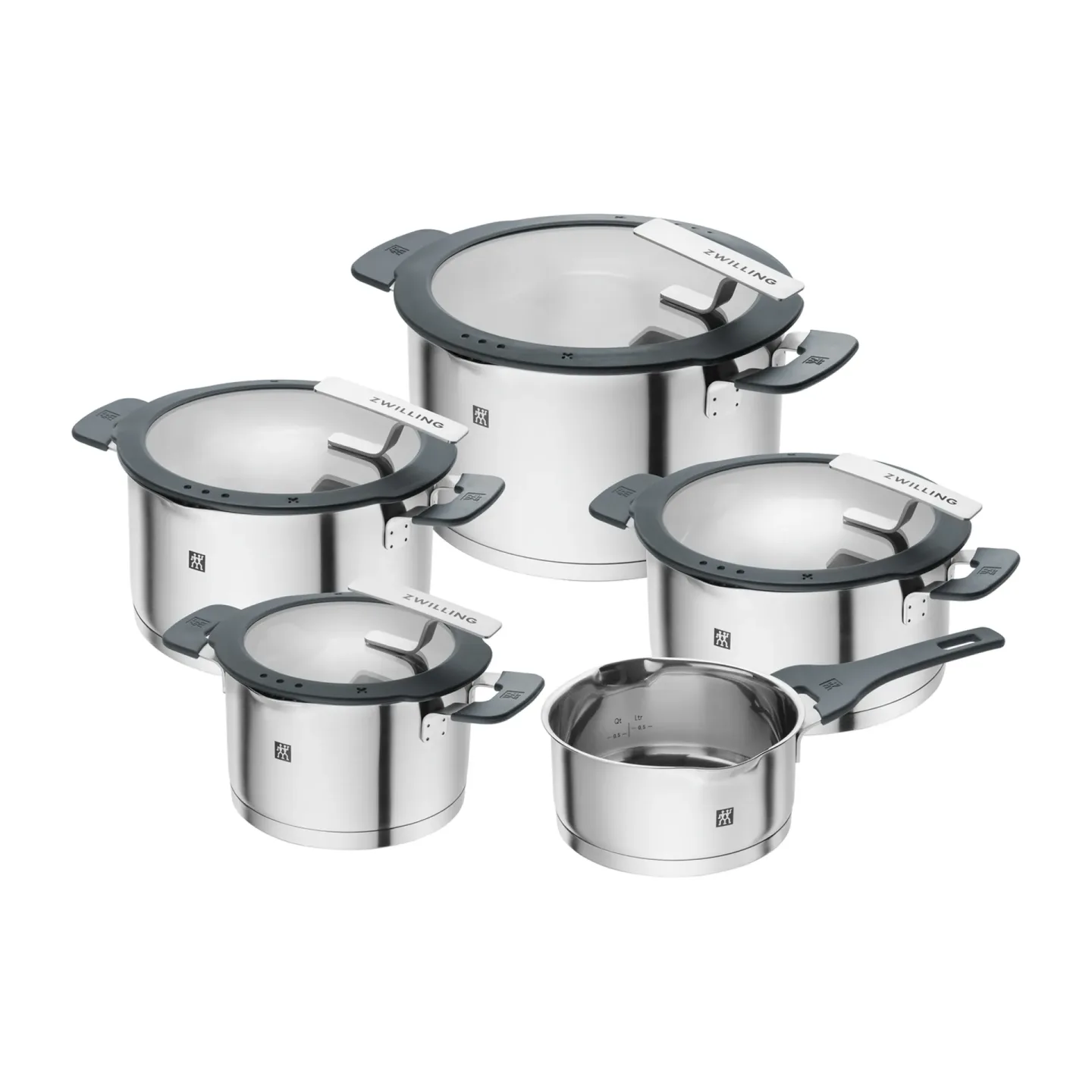 Zwilling Zwilling Simplify grytset 5 delar Silver