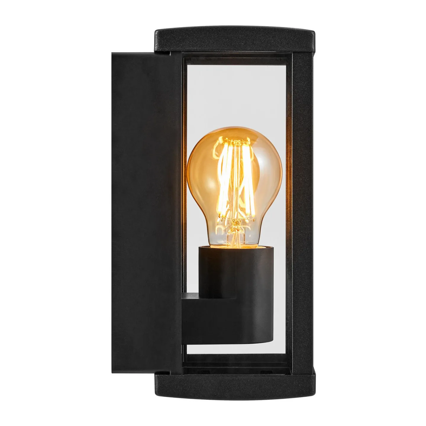 Luchy Außenwandleuchte Black - Nordlux - Modern - Metall - Eckig