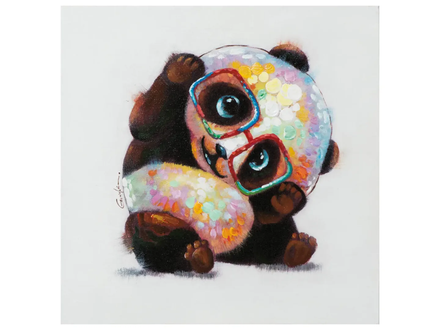 image LAND Bild Panda mit Brille | Schubiger Möbel