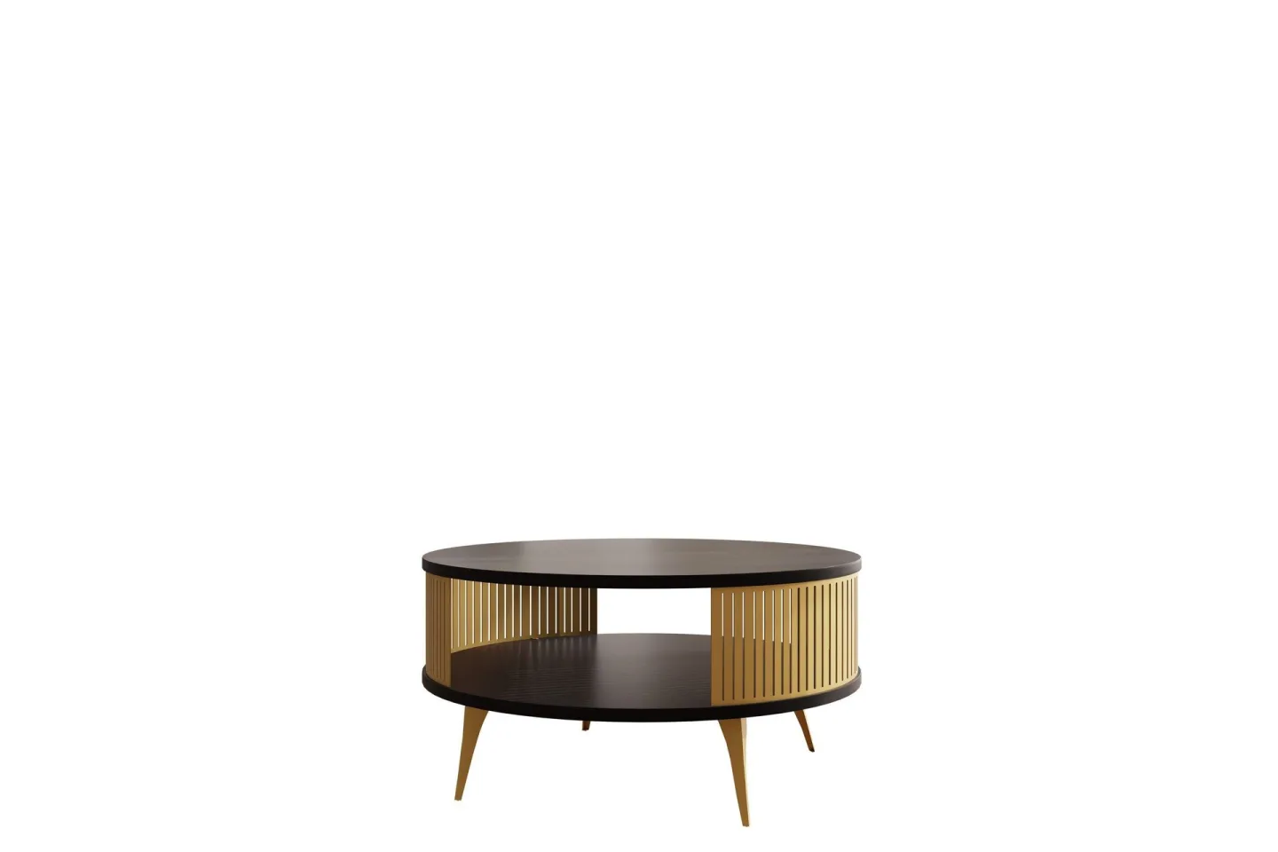 Galia Soffbord 75 cm - Guld/Svart