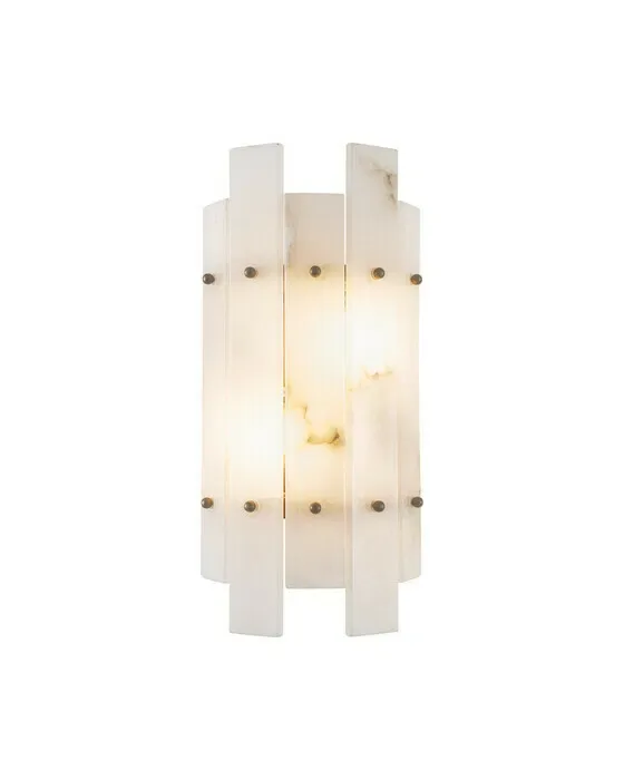 Ruby Wall Lamp Antique Brass