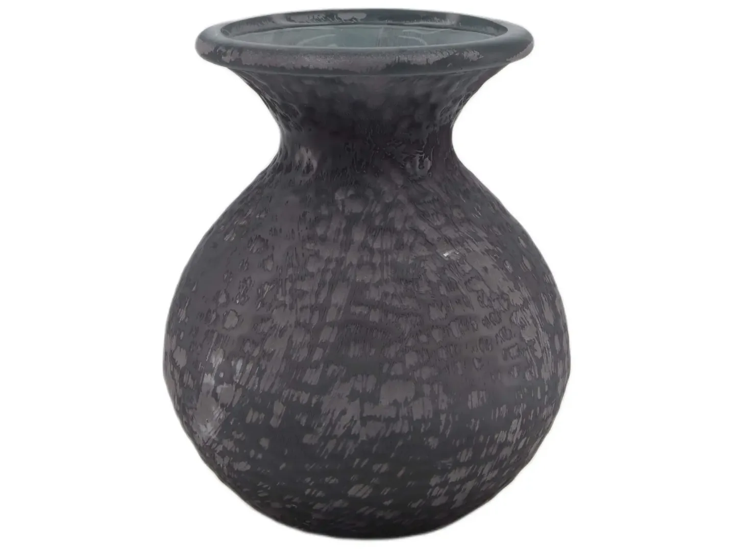 Decofinder Vase Glas Grau H: 19 cm | Schubiger Möbel