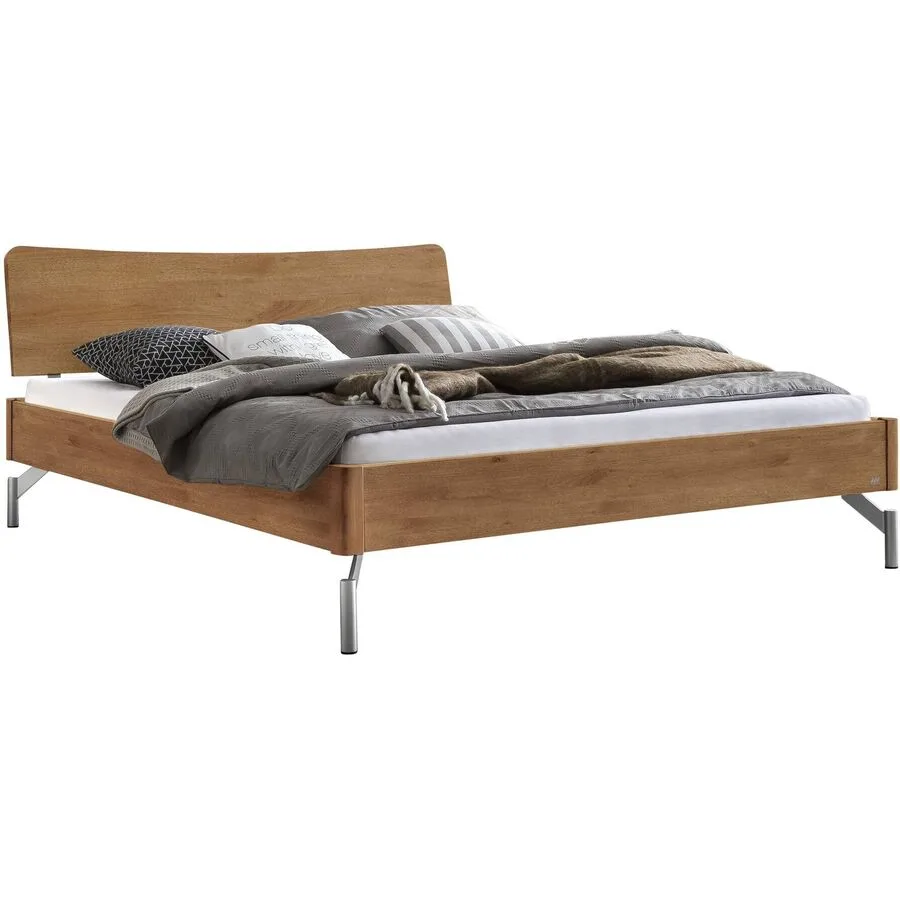 Hasena Bett Castello Natur Wildeiche Massivholz 180 x 200 cm