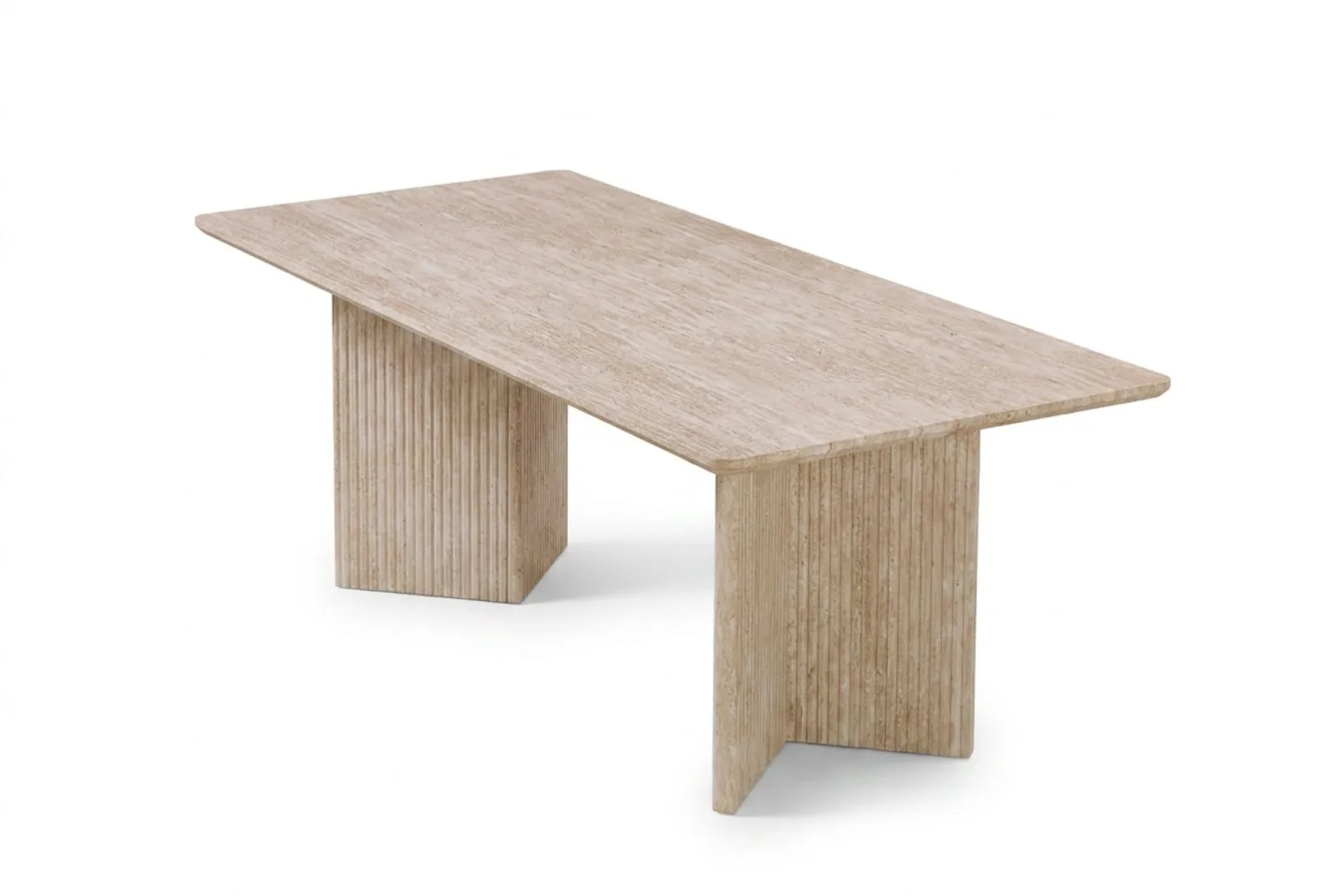 Edda Soffbord Rektangulär 120 cm - Travertin