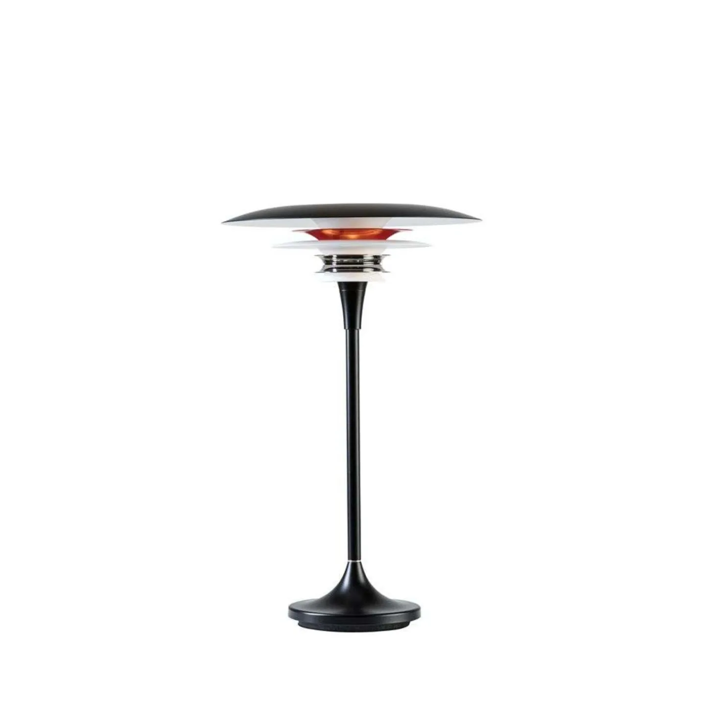 Diablo Bordlampe Ø30 Matt Black/Glossy Red- Belid - Stue - Metal