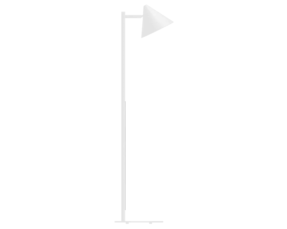 Westal - Tratt Micro - Golvlampa - Vit