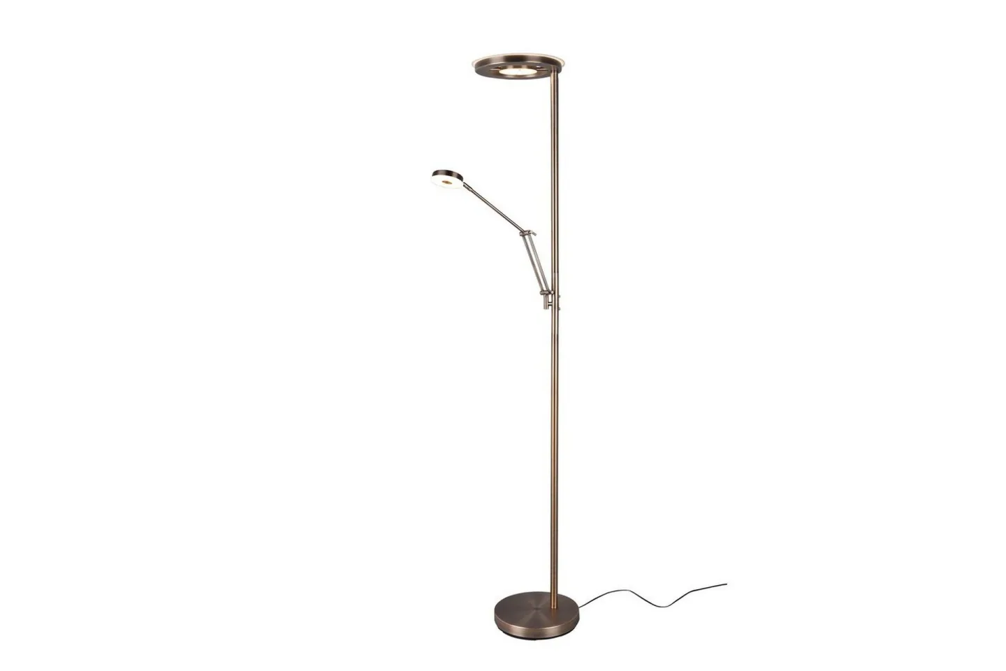 Golvlampa TRIO Barrie Mässing - Mässing
