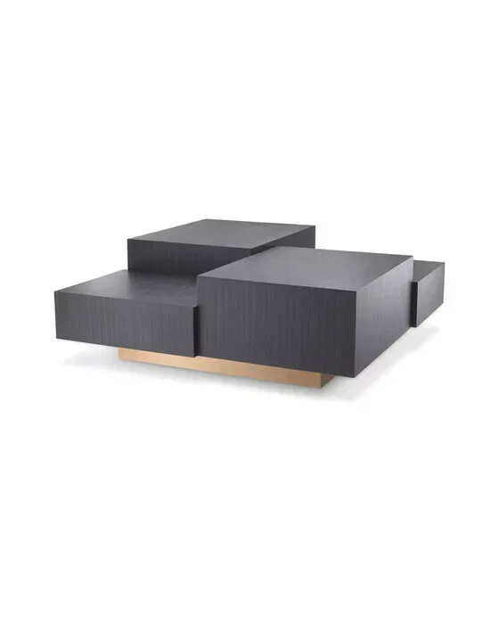 Nerone Coffee Table Charcoal Grey Oak Veneer