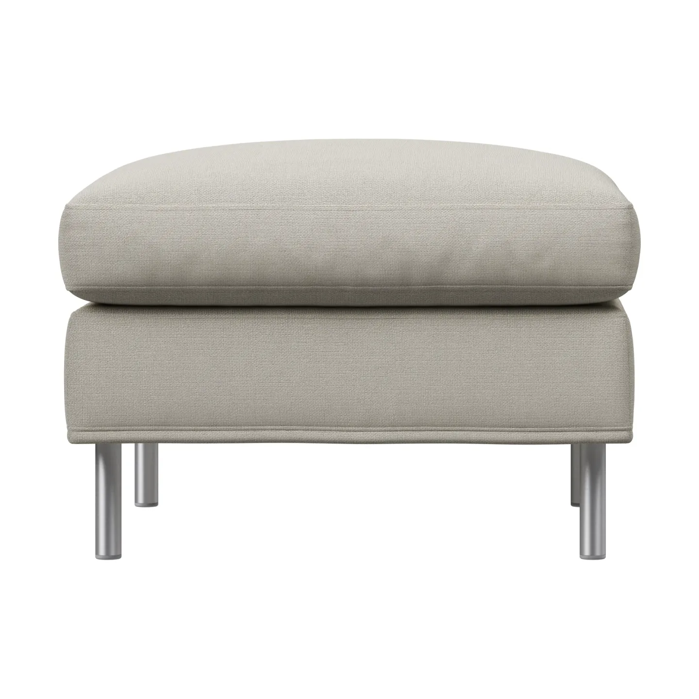 Fogia Alex Fußhocker Stoff Noah 07 Light Beige, Large