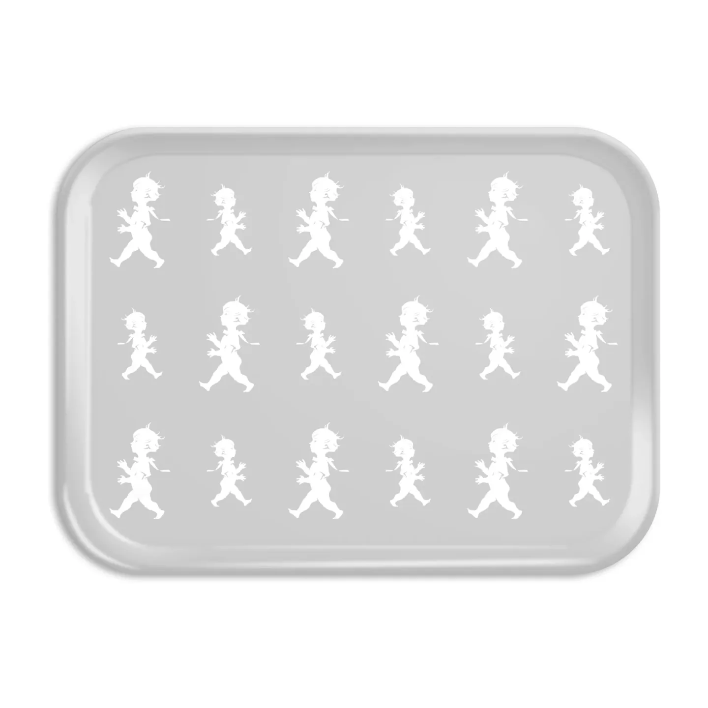 Solstickan Design Solstickan Tablett 20 x 27 cm Grau