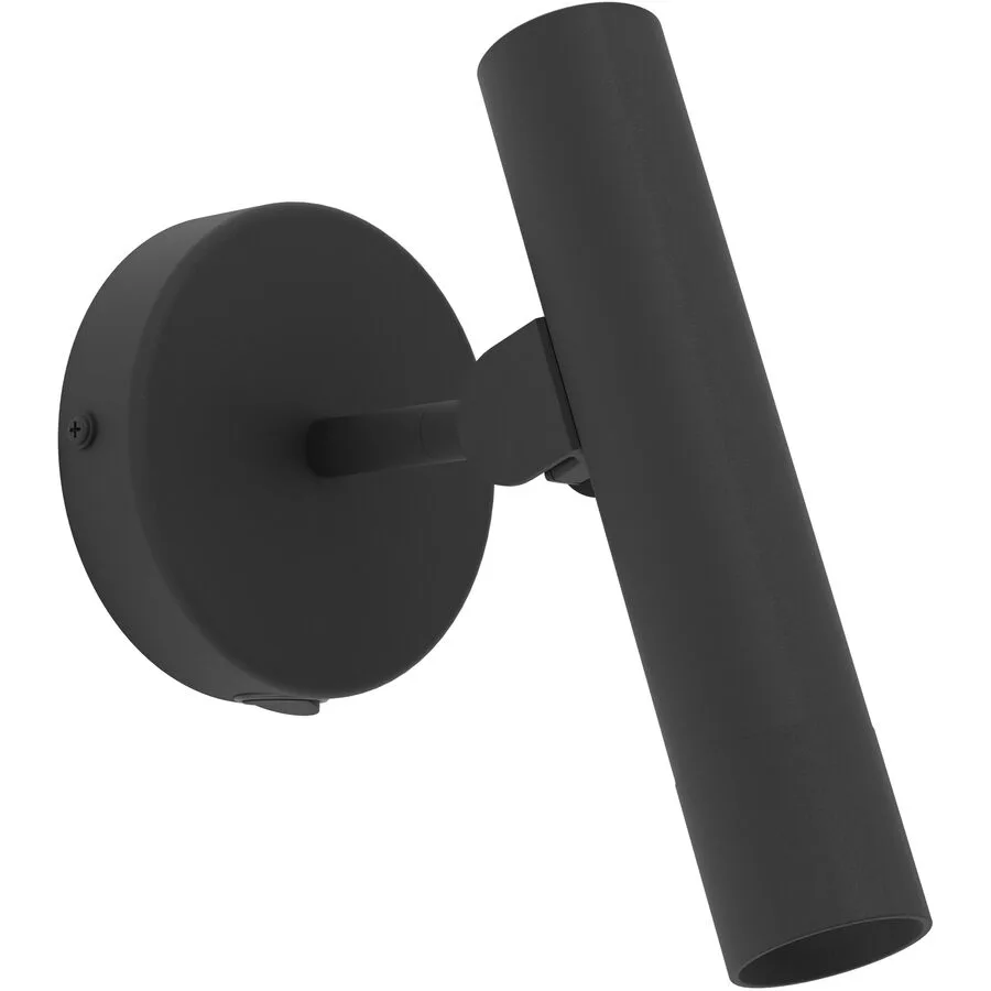 Eglo Wandlampe Almudaina Schwarz Stahl 20 cm - LED - Lichtfarbe: Warmweiss - LED Energiesparlampen