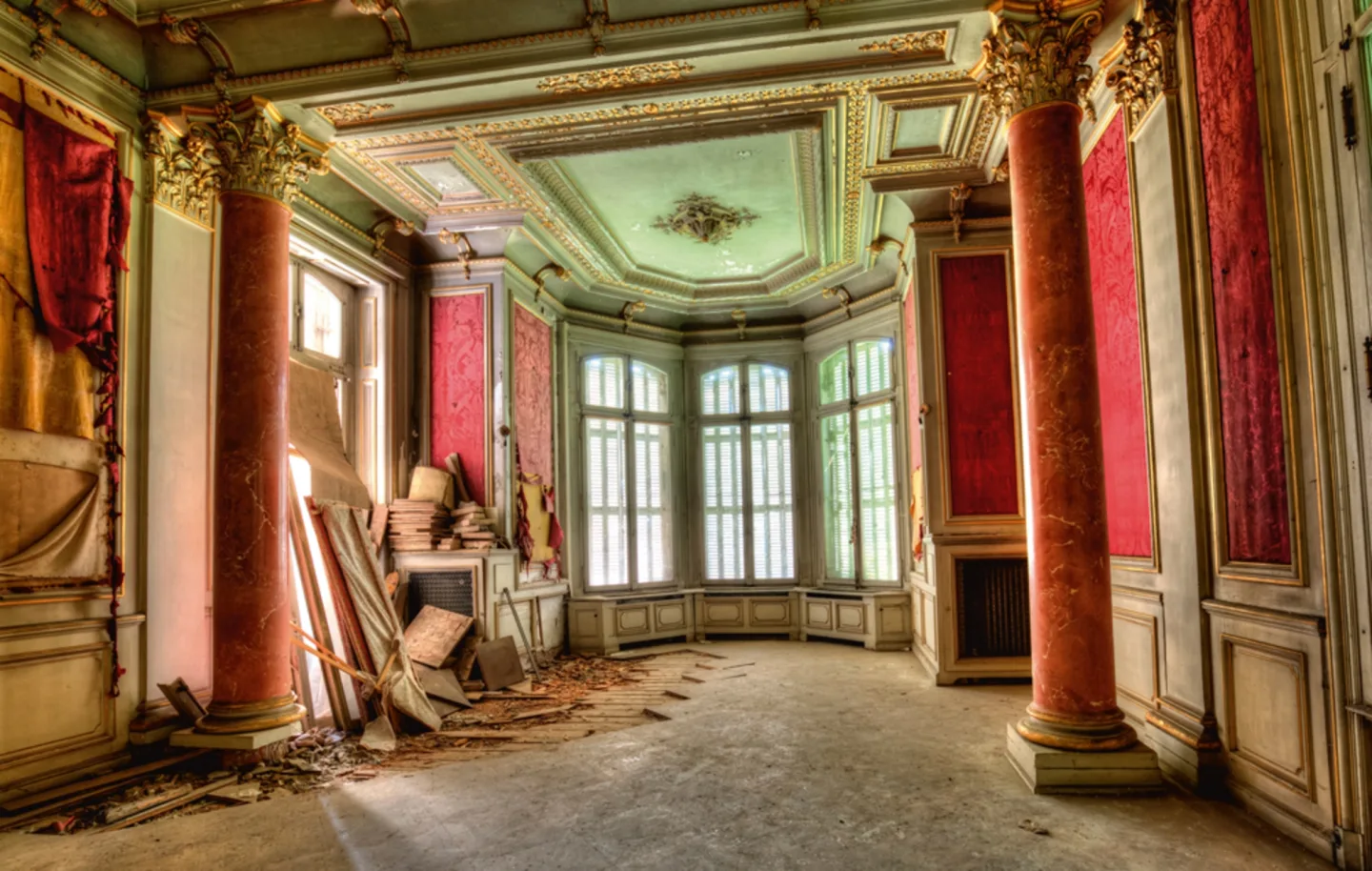 image LAND Alubild Lost Place Salon | Schubiger Möbel