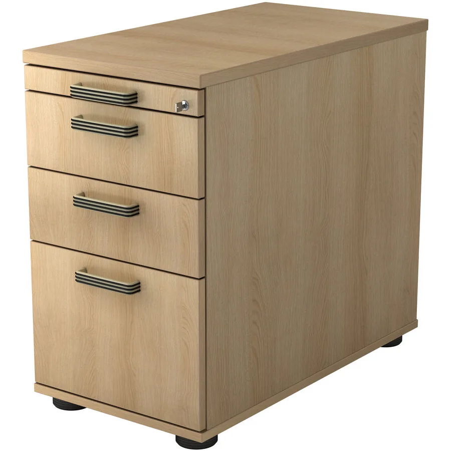 Standcontainer Office eiche Holzwerkstoff B 42.8 H 76 cm