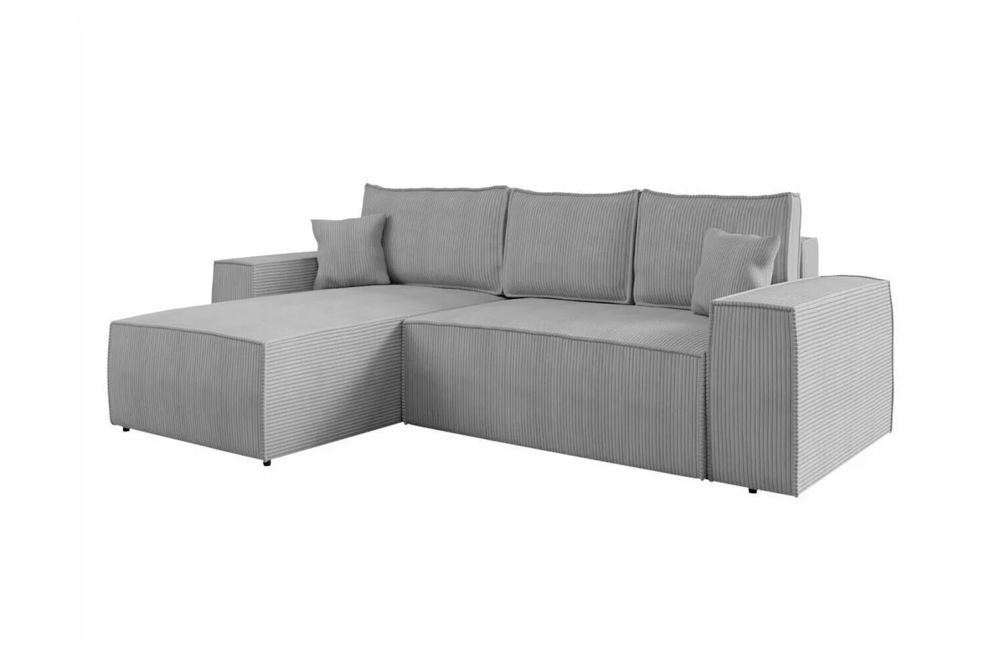 Knocklong 3-sits Hörnbäddsoffa - Ljusgrå
