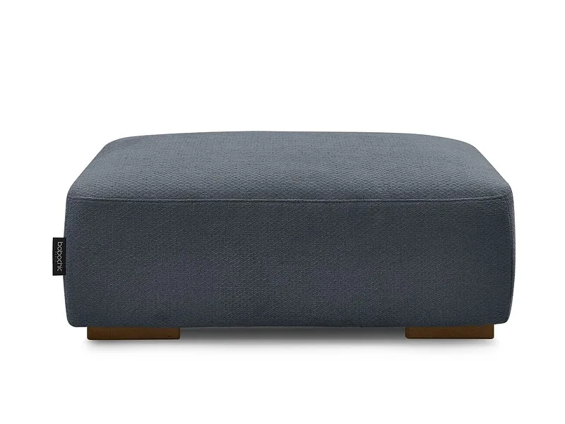 Hocker BOBOCHIC SIDONIE 70x100x40cm stoff chiniert dunkelblau
