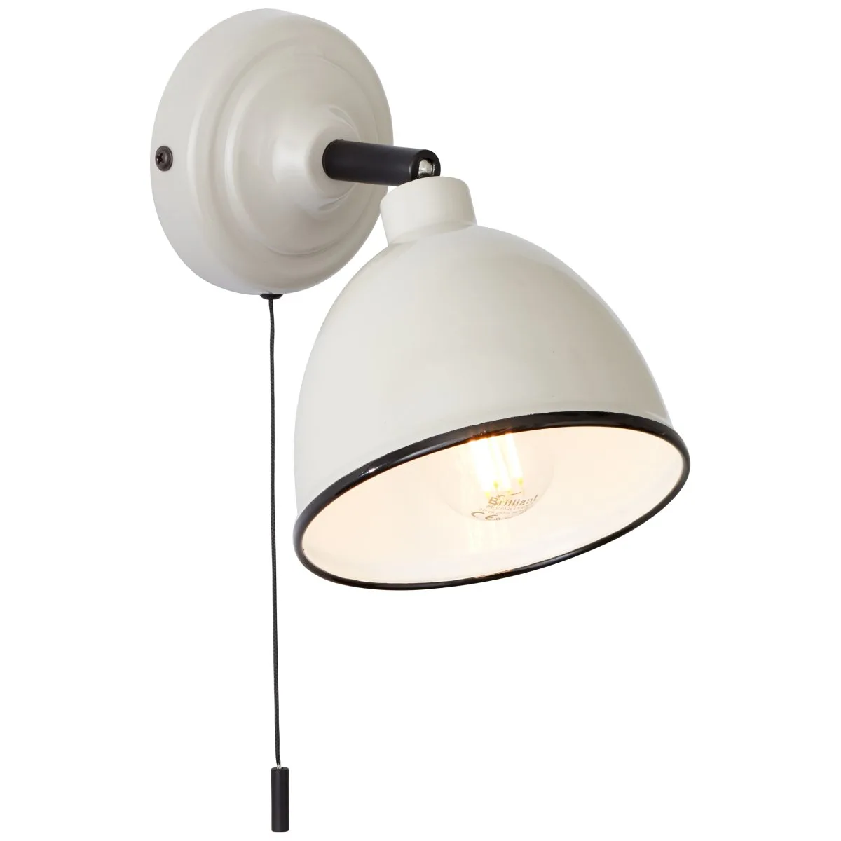 Brilliant - Telio - Sänglampa - Taupe