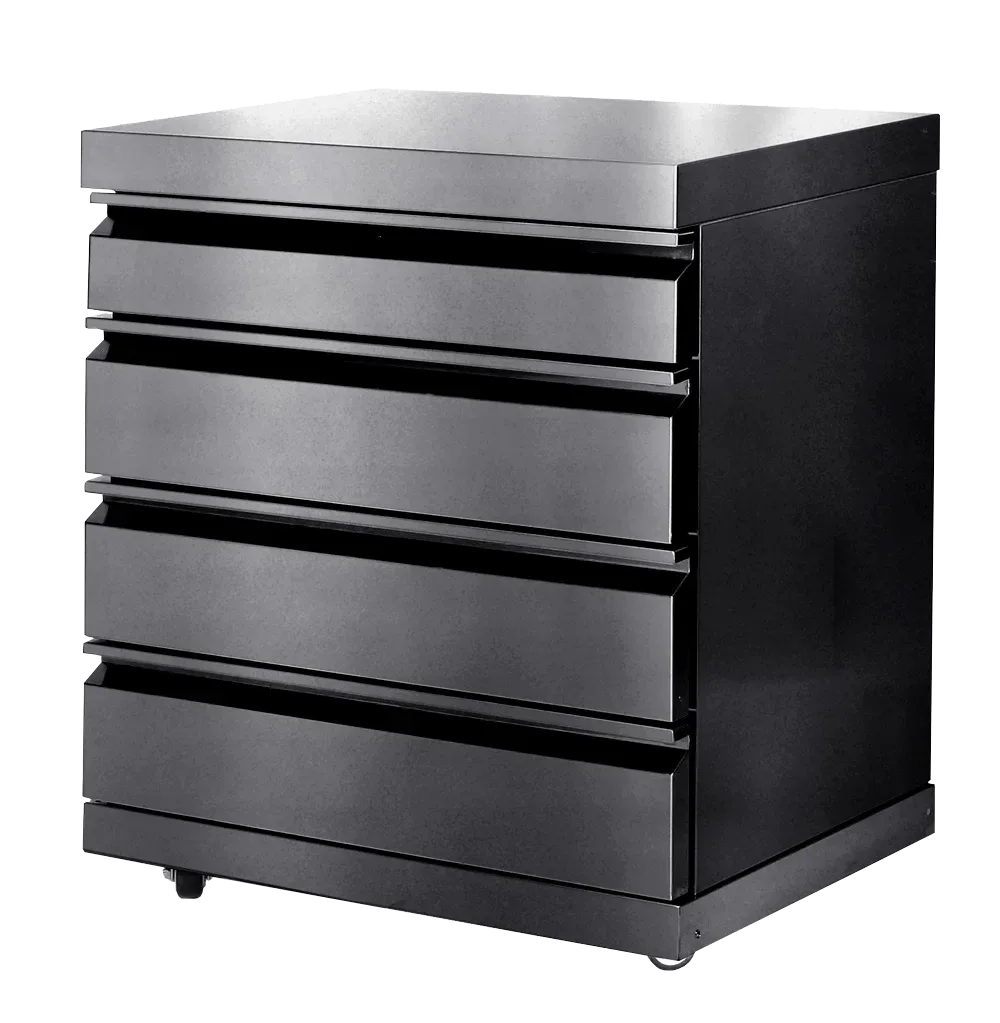 Black Collection - Modul mit 4 Schubladen