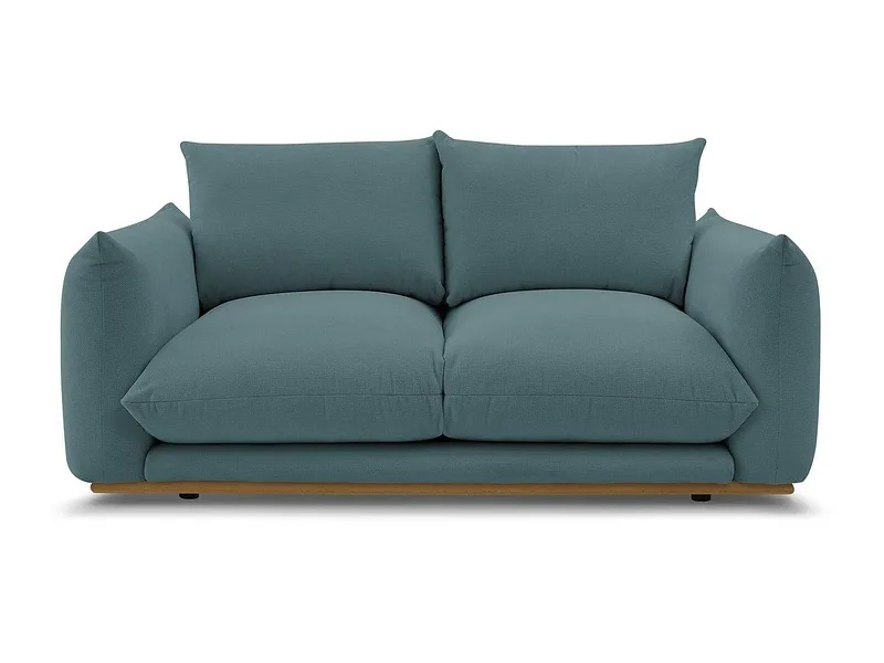 2er Sofa BOBOCHIC ERNEST Stoff dunkelblau