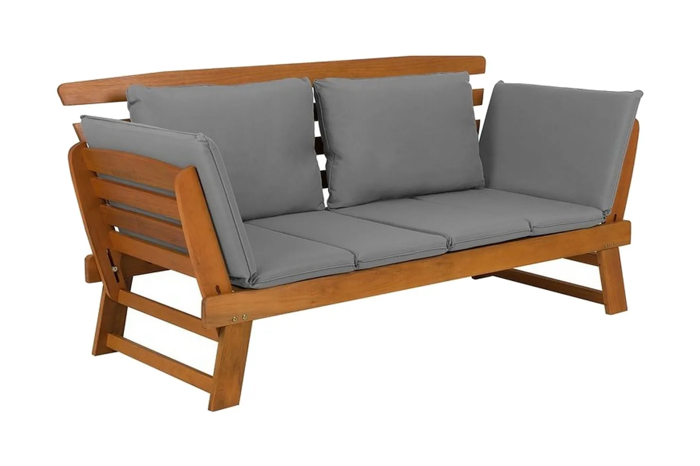 Portici Trädgårdssoffa 210 cm - Trä/Natur