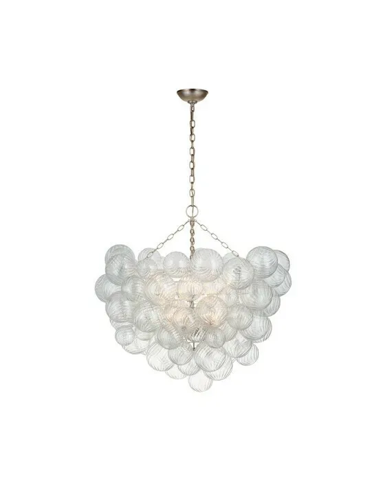 Talia Grande Chandelier Silver